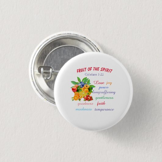 精霊の実 缶バッジ (正面&裏面)