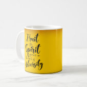 精霊の果実は子宮コーヒーMの中で成長する コーヒーマグカップ (正面左)