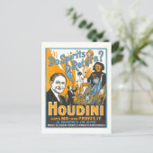 「精霊は帰って来るのか。Houdini Says No"ポスター ポストカード (スタンド正面)