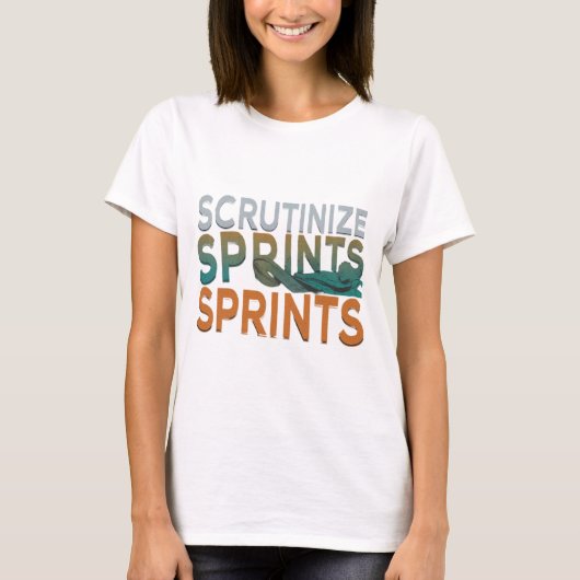精霊を精査する Tシャツ (正面)
