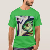 精霊動物バッタ1 Tシャツ (正面)