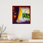 精霊動物バッタ2 ポスター (キッチン)