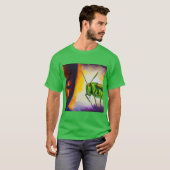 精霊動物バッタ2 Tシャツ (正面フル)