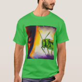 精霊動物バッタ2 Tシャツ (正面)