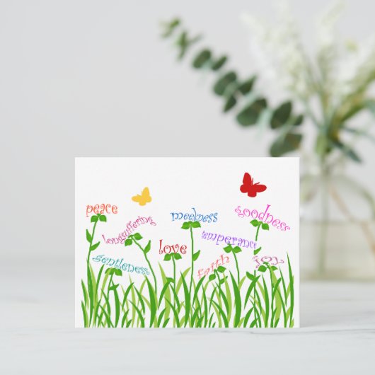 精霊園製品の果実 ポストカード (スタンド正面)