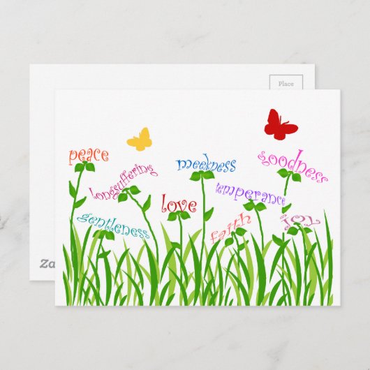 精霊園製品の果実 ポストカード (正面/裏面)