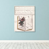 精霊書 キャンバスプリント (インサイチュ (ウッドフロア))