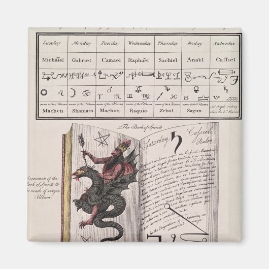 精霊書 マグネット (正面)