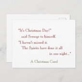 精霊達は一晩で全部やった！ポストカード ポストカード (正面/裏面)