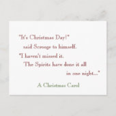 精霊達は一晩で全部やった!ポストカード ポストカード (正面)