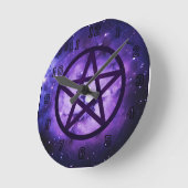 「精霊」 ラウンド壁時計 (傾斜)