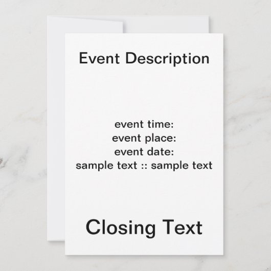 精霊 招待状 (裏面)