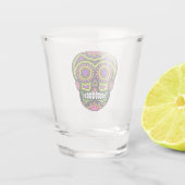 糖カラフルスカルデザイン ショットグラス (裏面)