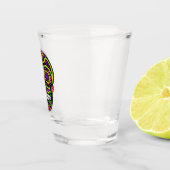 糖カラフルスカルデザイン ショットグラス (右)