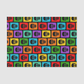 糖カラフルスカルハローウィンパーティギフト組織 薄葉紙