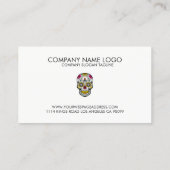 糖カラフルスカル内炎 名刺 (裏面)