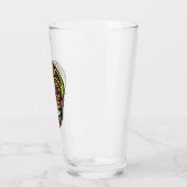 糖カラフルスカル タンブラーグラス (左)