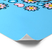 糖カラフルスカル ポスター (角)