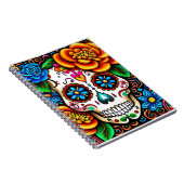 糖スカルデザイン ノートブック (右側)