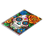 糖スカルデザイン ノートブック (左側)