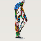 糖スカルデザイン レギンス (右)