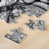 糖スカルパターン ジグソーパズル (側面)