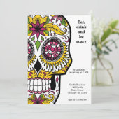 糖スカルパーティー 招待状 (スタンド正面)