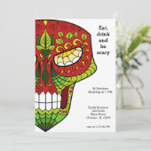 糖スカルパーティー 招待状 (スタンド正面)