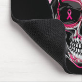 糖スカル乳がん認識度ピンクリボンCa マウスパッド (コーナー)