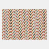 糖スカル模様 ラッピングペーパーシート (正面)