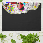 糖スカル キッチンタオル (折り畳み)