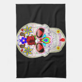 糖スカル キッチンタオル (縦)