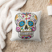 糖スカル クッション (ブランケット)