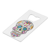 糖スカル クレジットカード栓抜き (正面アングル)