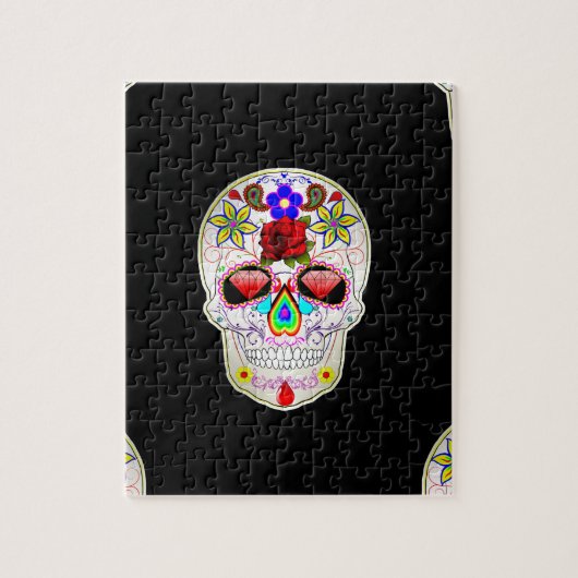 糖スカル ジグソーパズル (縦)