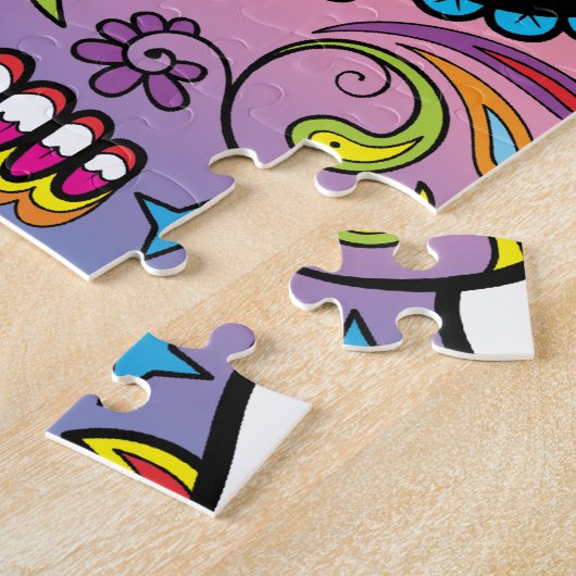 糖スカル ジグソーパズル (側面)