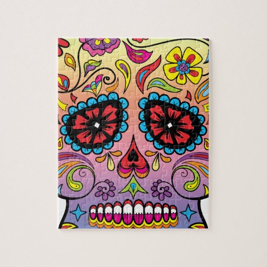 糖スカル ジグソーパズル (縦)