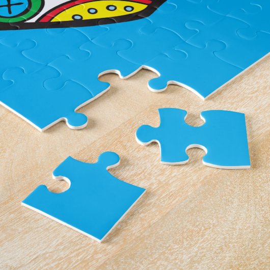 糖スカル ジグソーパズル (側面)