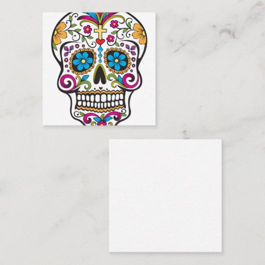 糖スカル スクエア名刺 (正面/裏面)