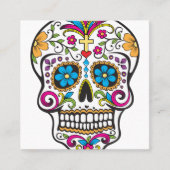 糖スカル スクエア名刺 (正面)