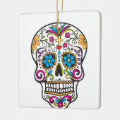 糖スカル セラミックオーナメント (左)