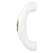 糖スカル セラミックキャビネット取っ手 (側面)