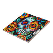 糖スカル タイル (側面)