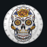 糖スカル ダーツボード<br><div class="desc">ハロウィーンのおもしろいのための花のダーツボード付きの砂糖のスカル、または年の任意の時間！</div>
