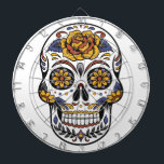 糖スカル ダーツボード<br><div class="desc">ハロウィーンのおもしろいのための花のダーツボード付きの砂糖のスカル、または年の任意の時間！</div>
