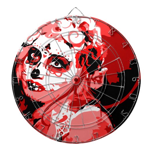 糖スカル ダーツボード (正面)