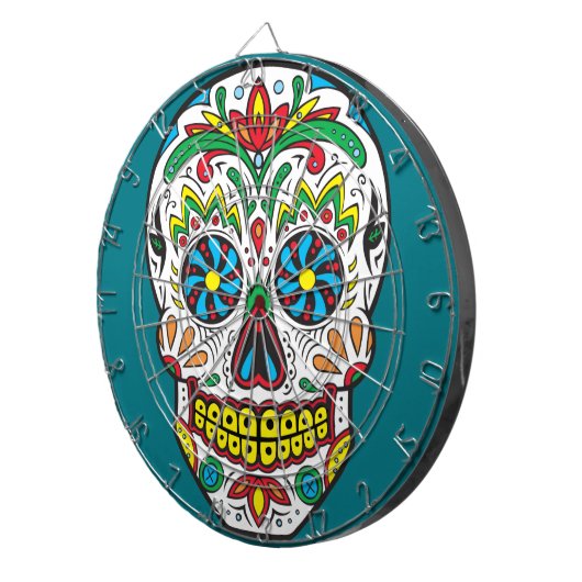 糖スカル ダーツボード (正面右)