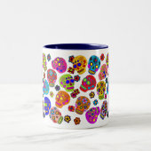 糖スカル ツートーンマグカップ (中央)