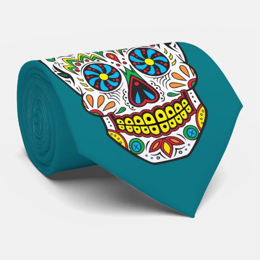 糖スカル ネクタイ (ロール)