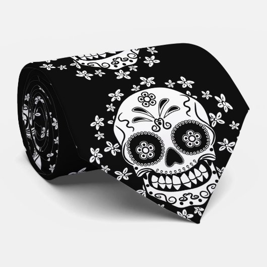糖スカル ネクタイ (ロール)
